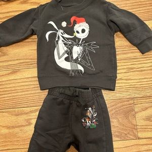 Nightmare before Christmas toddler sweat suit set